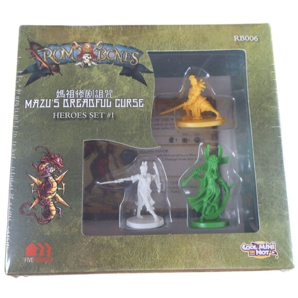 Cool Mini Or Not Other - Rum & Bones Mazu’s Dreadful Curse Heroes Set #1 CMON Miniatures SEALED